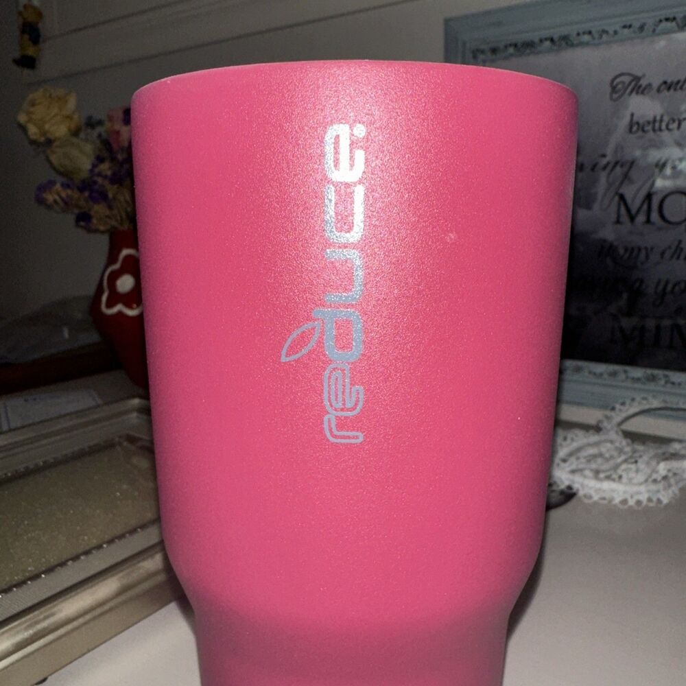 REDUCE 34 OzMug Tumbler Stainless Steel Large Mug 3 In 1 Lid Burgundy Color
